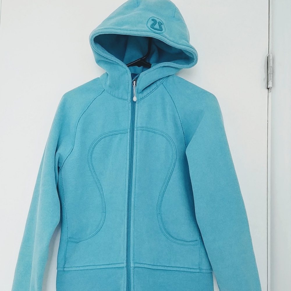 Lululemon scuba hoodie blue size 6